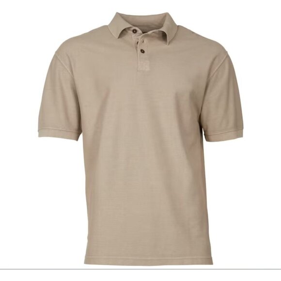 RedHead Men's The Classic Polo‎ Short-Sleeve Shirt in Khaki- Size 2XLT - Picture 1 of 8